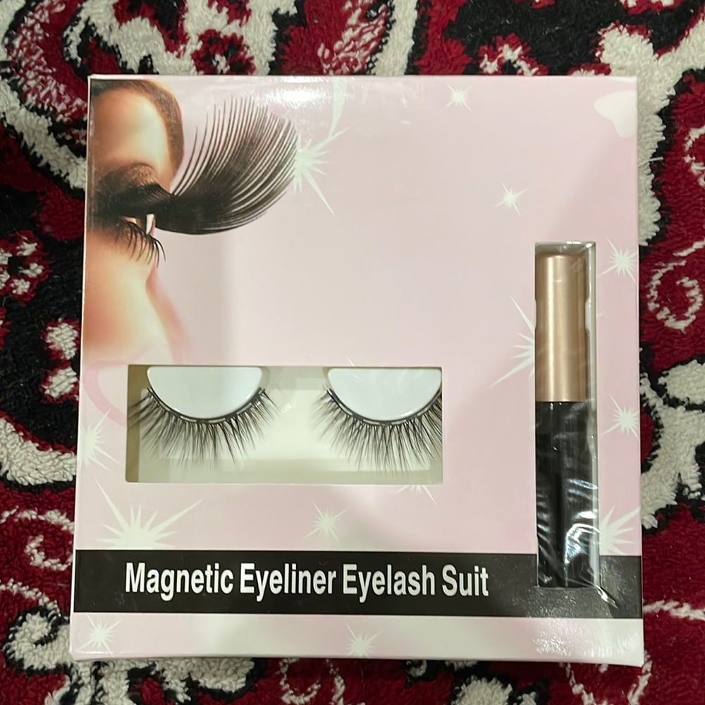 Magnetic eyelashes -3pair, thin, black